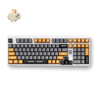 MCHOOSE UT98 Retro Therapy Icy Creamsicle Switch mechanische Tastatur