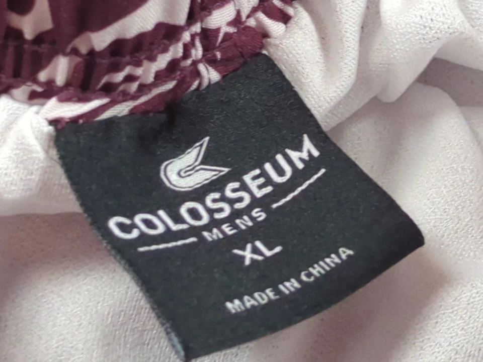 Bañador Virginia Tech Hombres XL Tropical Forrado Hokies Cordón Pantalones Cortos Playa Foto 3 de 4