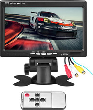 Vehicle On-Dash Backup Monitor, 7" Digital HD Car TFT LCD Color Screen Displaywi