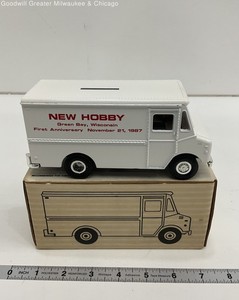 IOB Vintage ERTL Die-Cast Metal Step Van Coin Bank