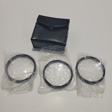 52mm Hoya UV Made in Japan - Multicoated Lens Filters Set Of 3 - 1- 2- 3 W/ Case
