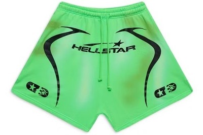 Hellstar Warm Up Shorts 'Neon Green' Size L | eBay