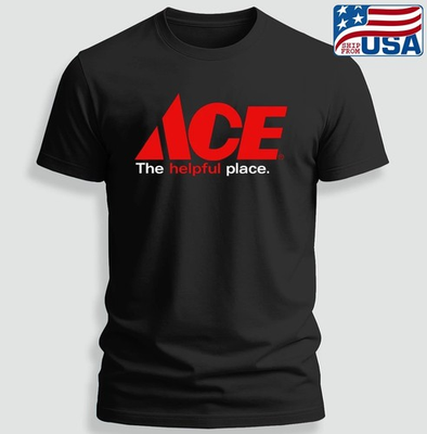 #ad ACE Hardware Store Logo Heavy Cotton T Shirt USA Size $19.99