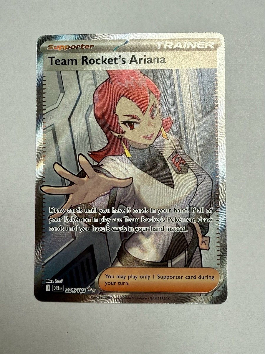 Team rocket's Ariana 224/182 ENGLISH Full Art Pokemon | eBay Team rocket's Ariana 224/182 ENGLISH Full Art Pokemon | eBay