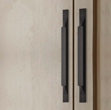 5 Pack Long Finger Pulls Cabinet Handles for Dresser Drawers 18.9" Centers