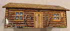 Vintage Marx 1950's Log Cabin Western Tin litho