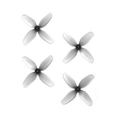 HQProp 1.2x0.9x4 1.2 Inch 1mm Shaft 4-Blade Propeller Set 2x CW / 2x CCW 