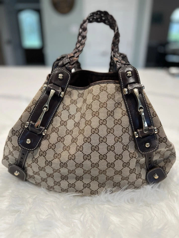 Authentic Gucci Babouska GG Canvas Shoulder Bag 162900 | Vintage Y2K | Authentic - Image 3 of 4