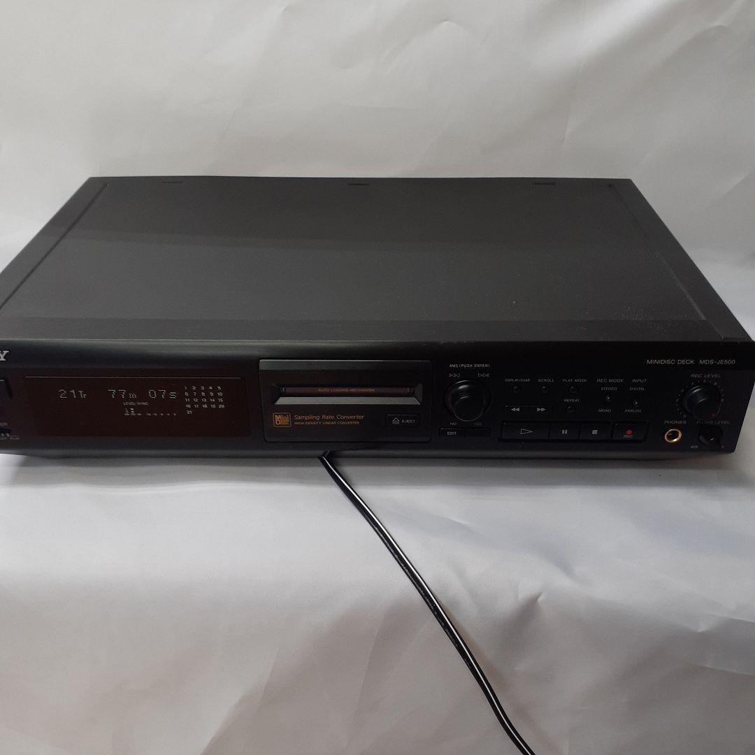超希少❗️SONY MDS-JE500 MDデッキ　日本製　ソニー　リモコン付き Sony MDS-JE500 MiniDisc Deck Recorder Player Made in Japan