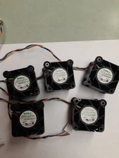 Lot of 5 NIDEC W40S12BS1D5-57T071 12V 1.05A small fan 4pin FAN-0154L4-II008
