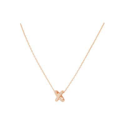 CHAUMET - HALSKETTE GAMES DE LINKS IN ROSEGOLD UND DIAMANTEN - 082216