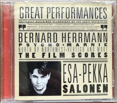 Bernard Herrmann: The Film Scores Esa-Pekka Salonen (CD, 1996) Psycho, Marnie