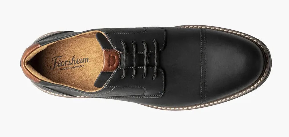 SAOLA Florsheim Norwalk Cap Toe Oxford nero