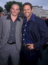 Dylan Bruno and Chris Bruno during 