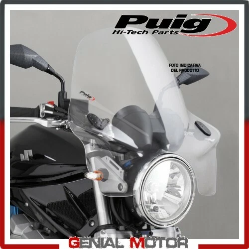 Puig TOURING TRAVELLER Para-Brise pour Moto - Transparent (0856W)