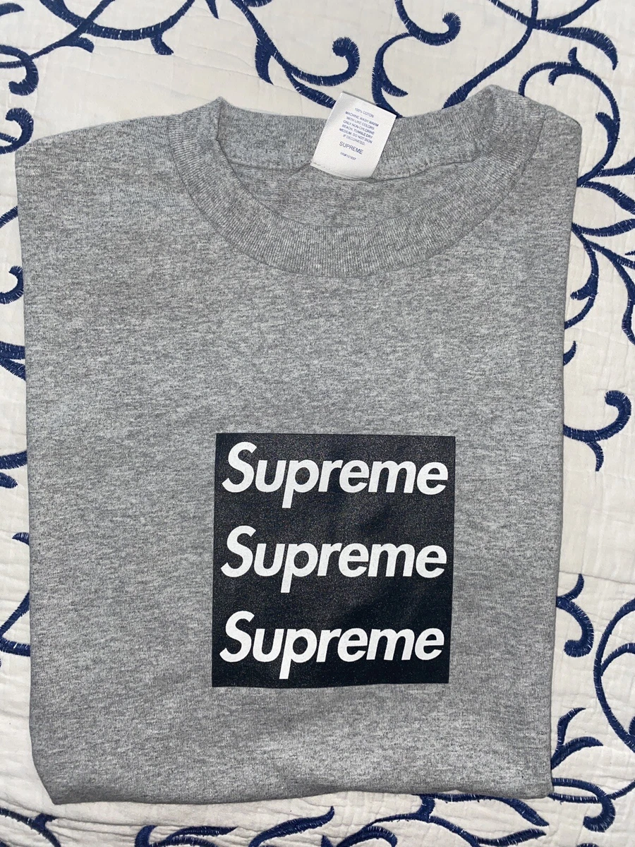 asspizza supreme triple box logo | eBay