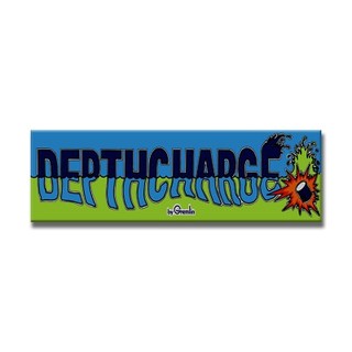 Depthcharge Premium Arcade Marquee Insert Reproduction Header Backlit Sign