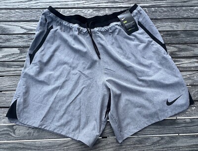 Nike Men's Pro Flex Rep Training Shorts XL DRI-FIT CD4317-071 Gray NEW $70