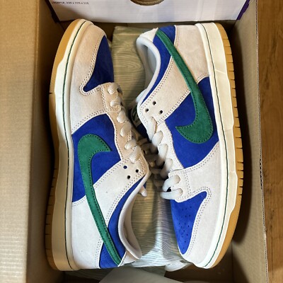 Nike SB Dunk Low Pro  Hyper Royal/Malachite  Men s Size 9.5 (HF3704-001)