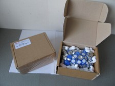 NIB 2x 100-count Thermo Scientific Vial Caps Crimp with Septa 20mm