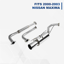 Catback Exhaust System Kits For 00-03 Nissan Maxima V6 3.0l 3.5l 4 Muffler Tip