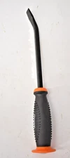 Ruitool Pry Bar Tool Ergonomic Grip Orange/Black Handle For Lifting 12" L