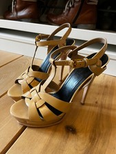 Sandali Yves Saint Laurent YSL Tribute Plateau beige 40