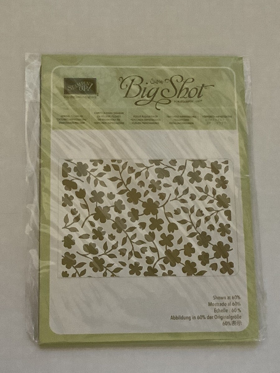 Stampin Up Big Shot SPRING FLOWERS Embossing Folder Sizzix | eBay
