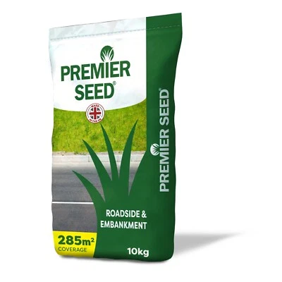 Premier Seed Roadside & Embankment Amenity Grass Seed - 10kg - High Quality!