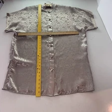 Erica Taylor Intimates Lt. Brown Kimono Style Top Only 100% Polyester women's RK