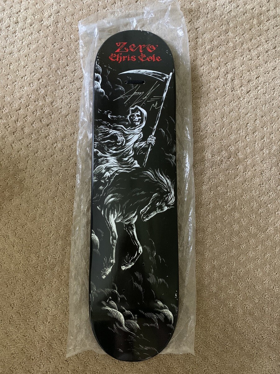 signed 2005 Zero Chris Cole pale horse skateboard deck | eBay
