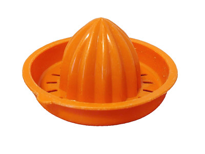 Tupperware Orange Plastic Vintage Citrus Juicer #409-7 