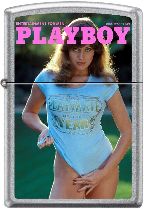 Zippo Playboy June 1977 Cover Street Chrome Windproof Lighter NEW RARE. Available Now for 20.13