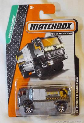 Desert Thunder V16 T-Rex Dinosaur Transporter Die-Cast Model From Matchbox