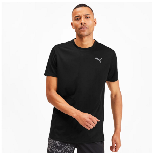 PUMA Mens Black Ignite Short Sleeved T 