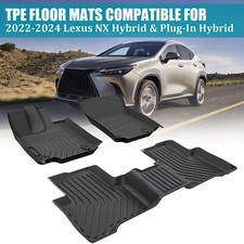 All Weather Tpe 3d Floor Mats For Lexus Nx Hybrid Plug-in Hybrid 2022-2025 All Weather Tpe 3d Floor Mats For Lexus Nx Hybrid Plug-in Hybrid 2022-2025