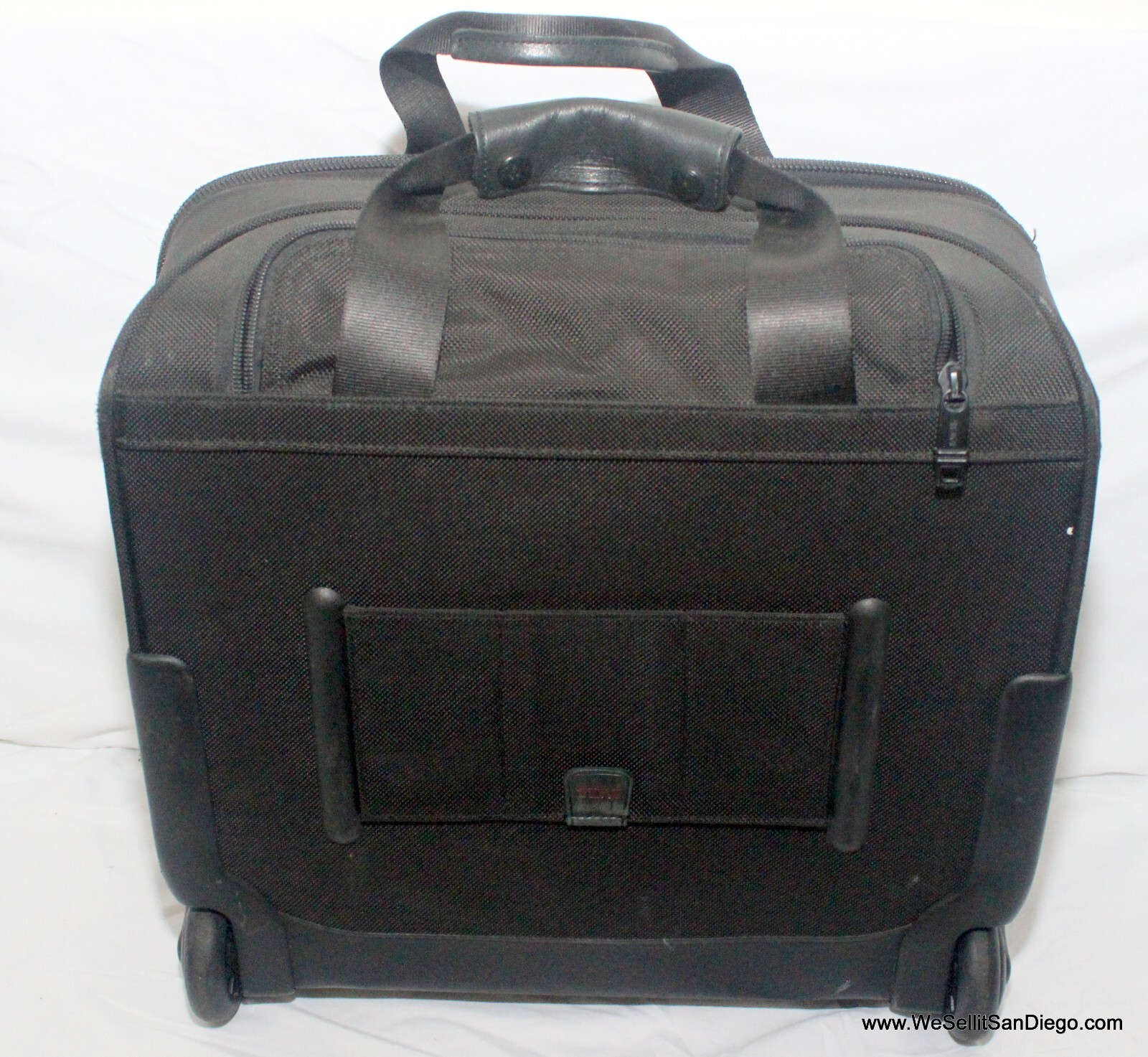 Tumi Carryon Luggage Black Alpha Lightweight Wheeled Brief 26123DH