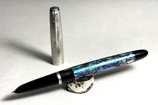 LImited Edition Parker 51 Fountain Pen Abalone Mother-of-Pearl overlay Raden