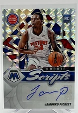 2021-22 Panini Mosaic Prizm Rookie Scripts RS-JPI Jamorko Pickett Autograph
