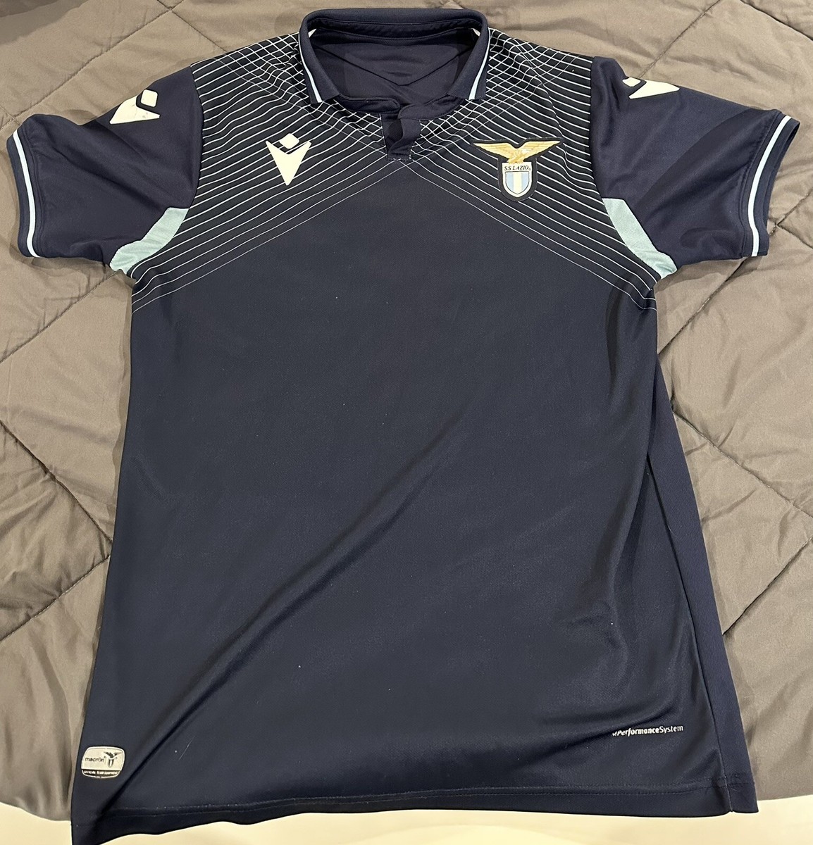 サッカー　macron S.S. LAZIO スウェット　XL ブラウン 2014-15 Lazio Macron Tracksuit - 9/10 - (L)