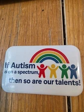 If Autism is on a Spectrum, Then So Are Our Talents! Alternative Design Magnet