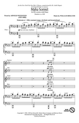 Maha Sonnet SATB divisi