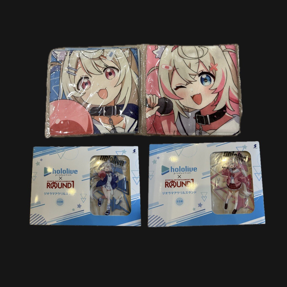 ToLikerCoffee STUDIOwad FU-RIN KAZANコラボ Hololive x Round One FUWAMOCO Fuwawa Mococo Abyssgard Towel