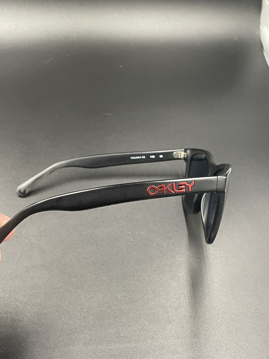 Oakley Frogskin LX Matte Black w/ Ruby Iridium Lenses | eBay