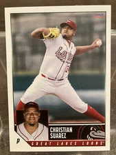 2024 Choice Christian Suarez Great Lakes Loons Team Card Dodgers