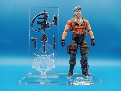 Joe Classified Outback (Tiger Force) Acrylic Base Set Stand No