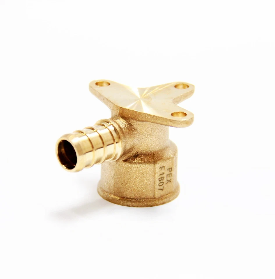 EFIELD 12PCS 1/2" PEX x 1/2" Female NPT Drop Ear Elbow Adapter Crimp Fittings - Image 4 of 4