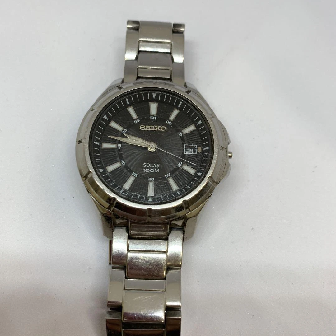 Seiko solar 100m watch cheap