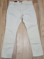 NWT Lauren Ralph Lauren Women's Beige Curvy Mid Rise Skinny Leg Stretch Jeans
