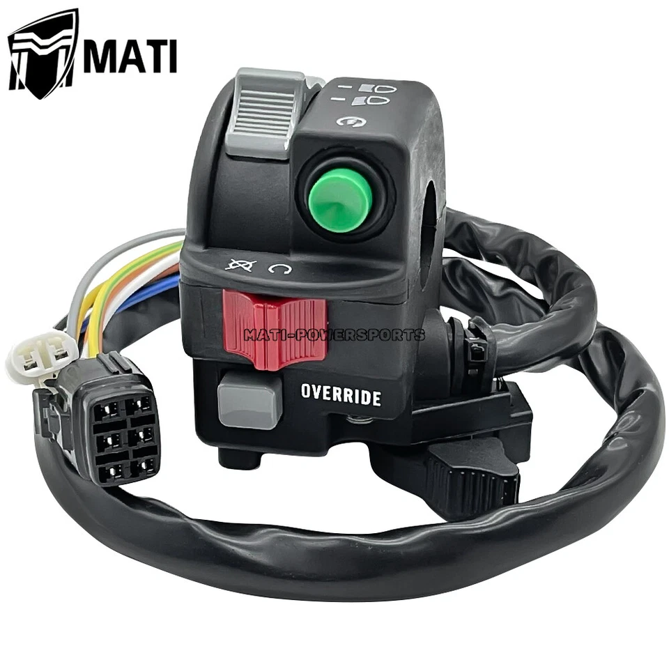 Interruptor de manillar arranque funcionamiento parada anulación para Suzuki King Quad 450 LTA450X 07-10 Foto 2 de 4